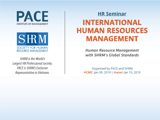 INFO SESSION: INTERNATIONAL HUMAN RESOURCE MANAGEMENT IN HOCHIMINH CITY AND HA NOI