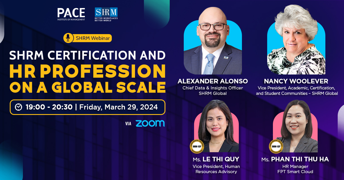 SHRM WEBINAR: SHRM CERTIFICATION AND HR PROFESSION ON A GLOBAL SCALE